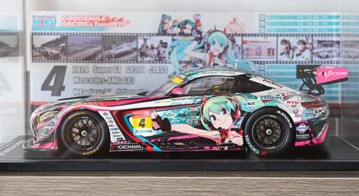 GOOD SMILE Racing 痛车1/18 初音未来 AMG 2020 SUPER GT Okayama Test Ver.
