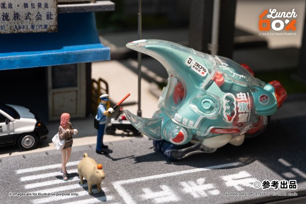 LUNCHBOX 30分钟系列 第二弹 大兜丸 透明色-大兜丸雪糕车-虫冰堂