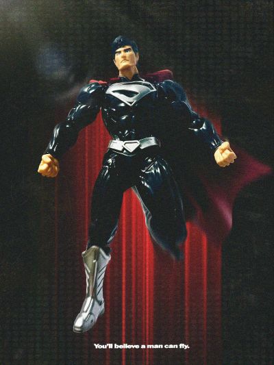 惊奇山口式 编号027EX DC 超人（经典黑）