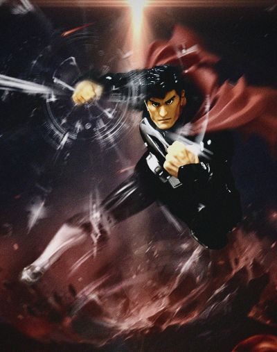 惊奇山口式 编号027EX DC 超人（经典黑）