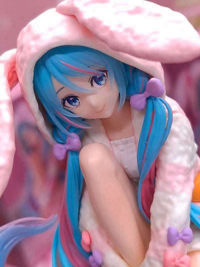 初音未来 压泡面人偶-兔耳睡衣-