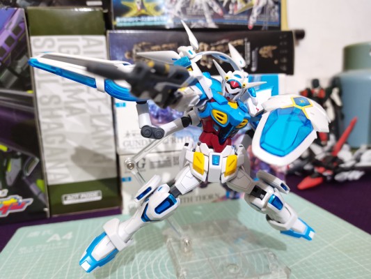 HGRC 1/144 高达G之复国运动 YG-111 G-Self高达(完美背包装备型)