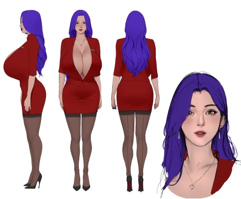 Milf航空公司，亲爱的母亲克拉拉  红蕾丝版