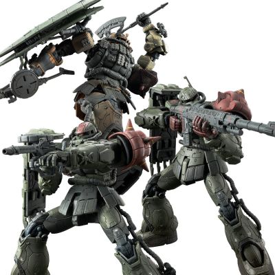 HG 1/144 扎古Ⅱ F型 小胖机&凯尔机 + 无认证型扎古Ⅱ索拉里机重现配件包（复仇的安魂曲）（暂译）