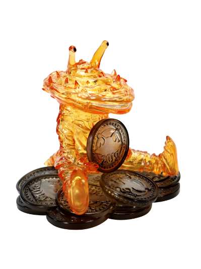 中等尺寸系列 卡内贡 透明橙色