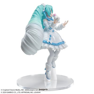 Luminasta 初音未来×大耳狗 白色连衣裙