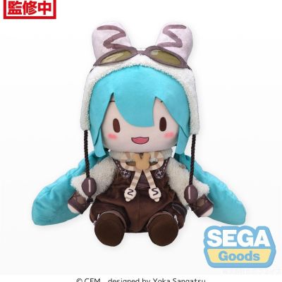 初音未来 冬日暖饮 fuwa petit毛绒玩偶（LL尺寸）