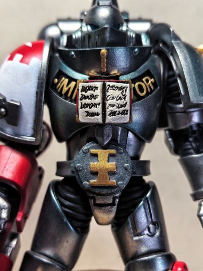 战锤40000 灰骑士 突击小队 装备消灵炮的灰骑士