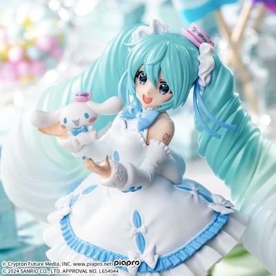 Luminasta 初音未来×大耳狗 白色连衣裙