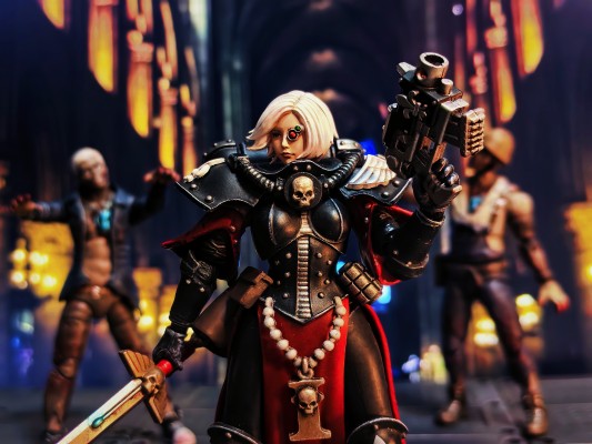 战锤40000 修女会 持像者 战斗修女萨伦