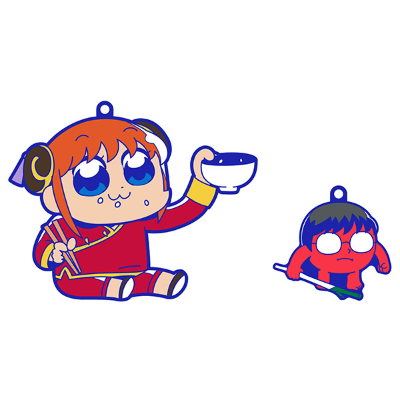 银魂×大川bkub 银魂 时尚♡橡胶挂件