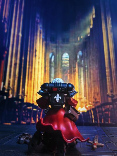 战锤40000 修女会 持像者 战斗修女萨伦