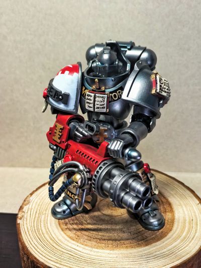 战锤40000 灰骑士 突击小队 装备消灵炮的灰骑士