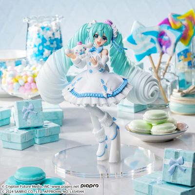 Luminasta 初音未来×大耳狗 白色连衣裙