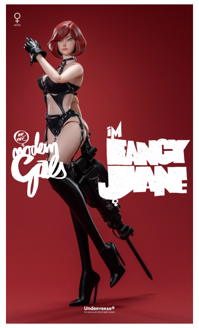 MODERNGALS系列 1/6 收藏级可动人偶间谍艺术家FANCY JANE