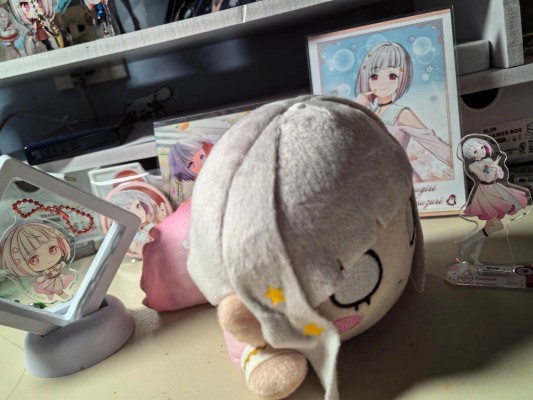 爱与演唱会！莲之空女学院学园偶像俱乐部  趴趴毛绒玩偶 夕雾缀理 －Dream Believers （S码）