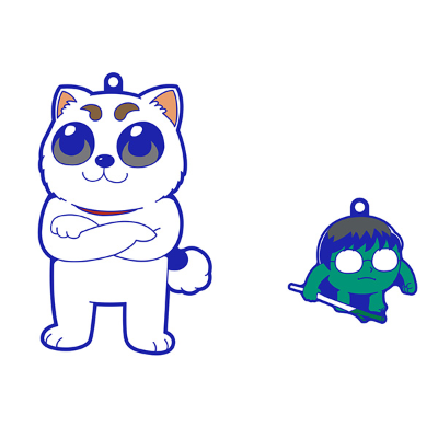 银魂×大川bkub 银魂 时尚♡橡胶挂件