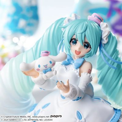 初音未来系列 Luminasta 初音未来联名大耳狗 白色连衣裙