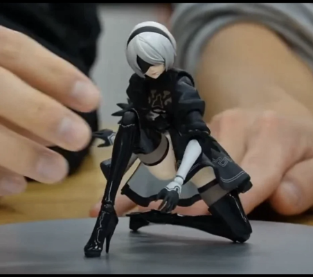 figma#643 尼尔：自动人形（动画版） 2B（寄叶二号B型）