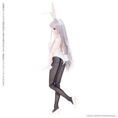 AOD516-SBB 紫罗兰/兔女郎穿搭套装 白百合