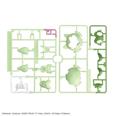 宝可梦拼装模型快快拼系列 18+19+20 新叶喵&润水鸭&呆火鳄
