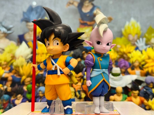 龙珠大魔 小孙悟空 附带背景板的珍藏人偶