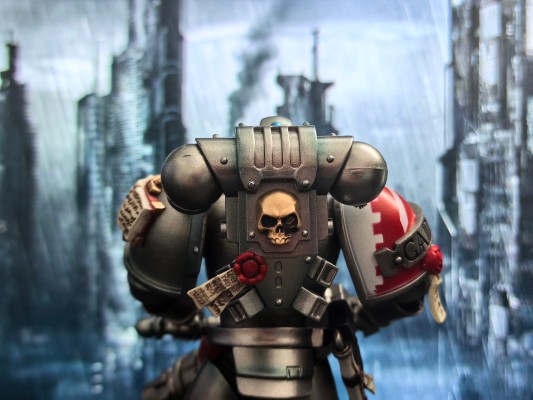 战锤40000 灰骑士 突击小队 装备灵能炮的灰骑士