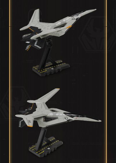 南天门计划 玄女空天战机小比例模型