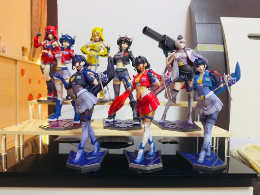 美少女雕像 变形金刚美少女 飞过山 限定版