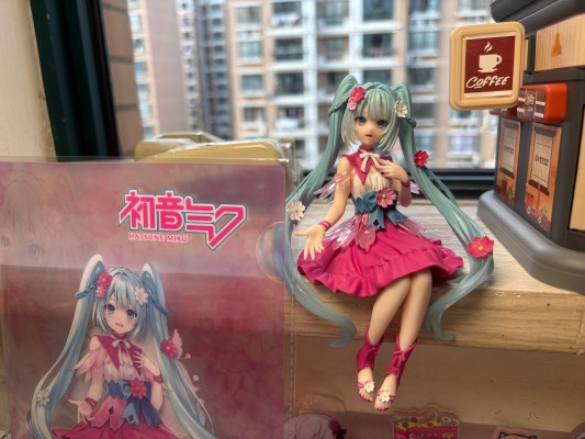 压泡面 初音未来 花仙子 波斯菊