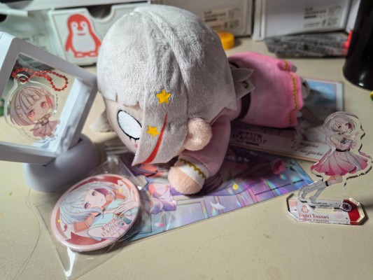 爱与演唱会！莲之空女学院学园偶像俱乐部  趴趴毛绒玩偶 夕雾缀理 －Dream Believers （S码）