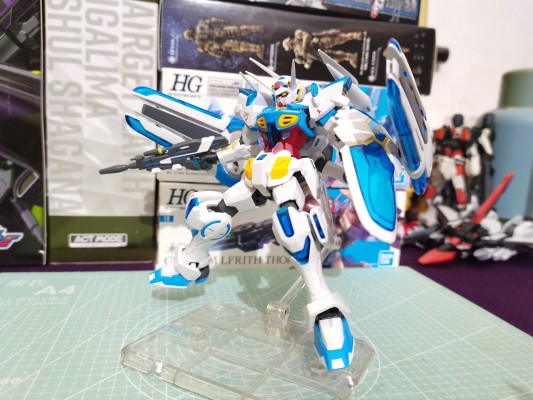 HGRC 1/144 高达G之复国运动 YG-111 G-Self高达(完美背包装备型)