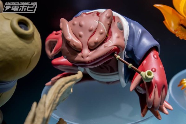 火影忍者疾风传 软胶玩偶-守鹤与蛤蟆文太-