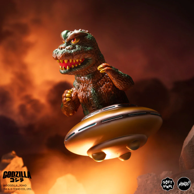 哥斯拉 UFO软胶玩偶 -怪兽大战争-变体