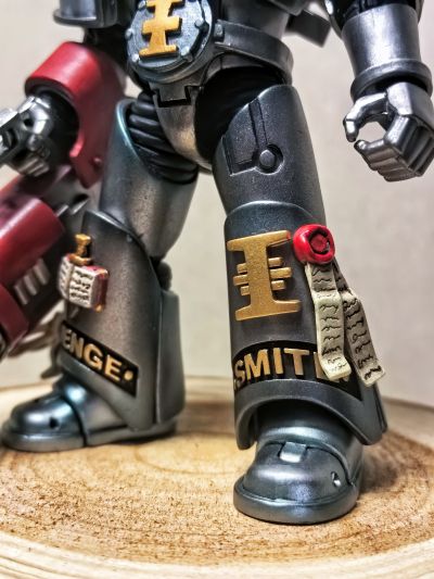 战锤40000 灰骑士 突击小队 装备消灵炮的灰骑士