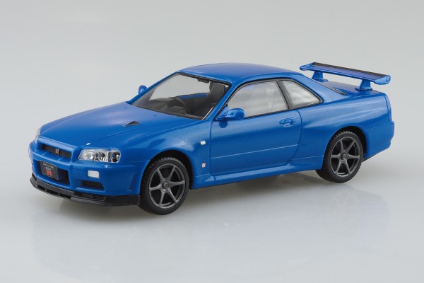 乐Pla 卡扣组合型套件 No.12-BB 日产 R34 Skyline GT-R（海湾蓝）
