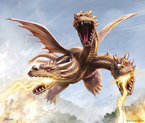 小哥斯拉系列 No.402 基多拉（1991）70周年纪念版 豪华电镀样式