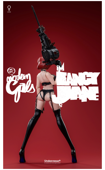 MODERNGALS系列 1/6 收藏级可动人偶间谍艺术家FANCY JANE