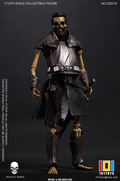 NO.ES012 掌上精灵系列 骷髅中世纪骑士C