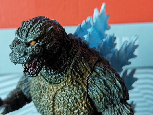 S.H.MonsterArts  哥斯拉大战机械哥斯拉2 哥斯拉（生赖范义海报版）