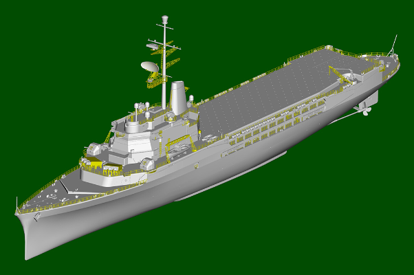 编号：05635 1/350 世界战舰系列 法国海军贞德号直升机母舰2008