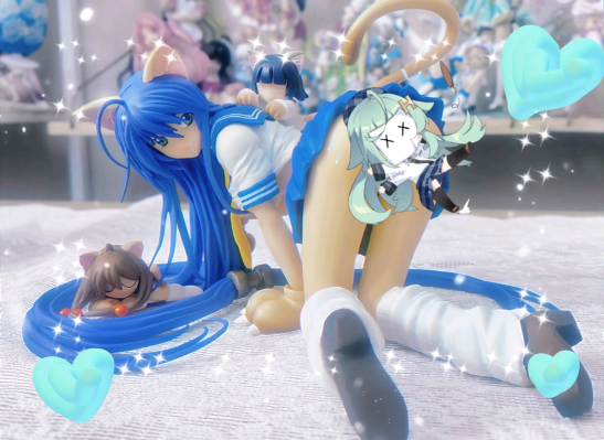 一骑当千 关羽云长 -ネコミミ(ブルーセーラー)Ver.- 