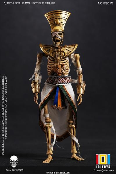 NO.ES015 掌上精灵系列 骷髅埃及木乃伊C