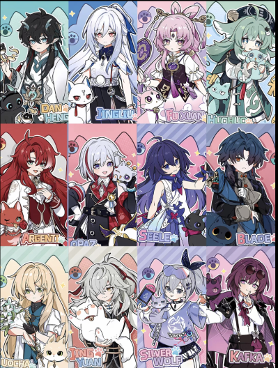 RISE UP+系列 崩坏：星穹铁道 小不点猫猫系列手办 知更鸟