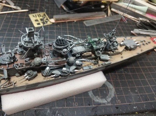 编号：06736 1/700 世界战舰系列 德国 格耐森瑙号 战列舰