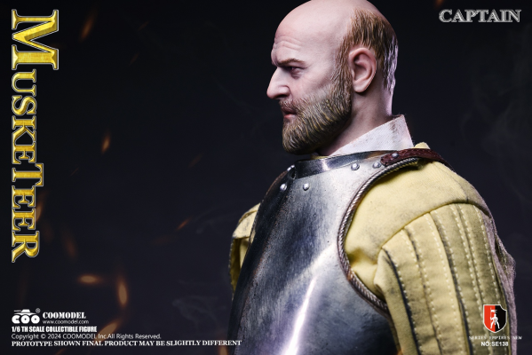 SE138 帝国系列-西班牙征服者火枪步兵长（白铜版）