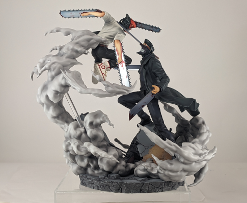 链锯人超级场景 链锯人 链锯人大战武士刀