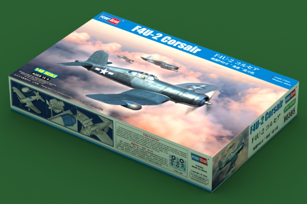 编号:80385 1/48 军用飞机系列 美国F4U-2“海盗”战斗机