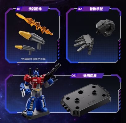 变形金刚布鲁可积木人群星版第六弹：超时空集结