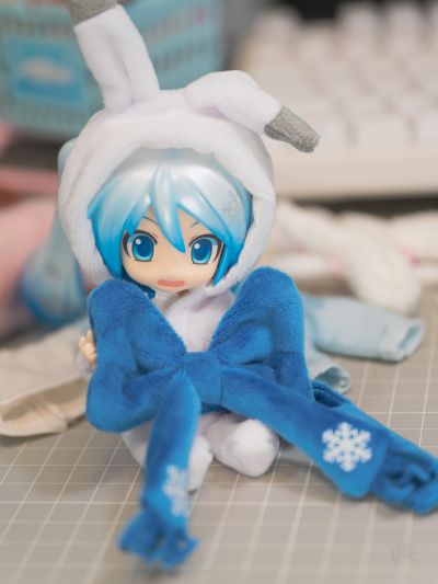 粘土娃 布偶睡衣 雪音兔